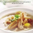 thumbnail image 3 of Micro Pressure Cooker, Home Non Stick Micro Pressure Soup Pot Large Capacity Multifunctional Micro Pressure Cooking Pot With Glass Lid, Universal Stew Pot For Kitchen Cooking, 3 of 8