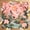 Color 2, variant on Mahjong Mat 31.5" x 31.5" Pink Crane Standing Lotus Flowers Traditional Floral Watercolor Non-Slip Noise Reduction American Mahjong Tiles Table Cover for Dominoes Poker Card Board Games Gift