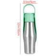 thumbnail image 2 of Pet Accompanying Cup, Stainless Steel Dog Water Bottle, Outdoor Pet Water Dispenser, Leak-Proof Design, One-Hand Operation, for Dog Walking, Hiking Adventures, and Car Travel, Light , by Ihhxbz, 2 of 8