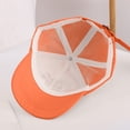 thumbnail image 5 of dgysar Premium Infant Baseball Cap Breathable Travel Sun Hat for Newborn Boys, Girls Orange 1PC, 5 of 5