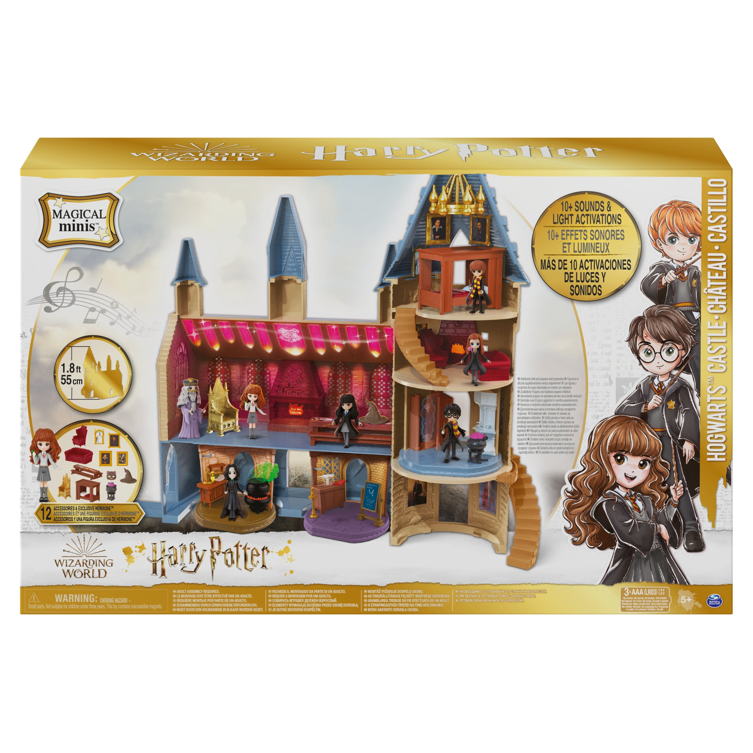 Wizarding World, Magical Minis Hogwarts Castle with Lights and Sounds