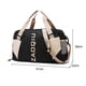 thumbnail image 4 of Bolsa De Ejercicios Bolsa de fitness para mujer Bolsa de deporte Oxford de gran capacidad para viajes y natación (negro) Likrtyny  Para Estrenar, 4 of 9