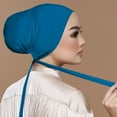 thumbnail image 2 of Hauaitttt Women Casual Solid Color Multicolor Elastic Bandage Lace up Bottom Hijab Good Guy Bibs Top Knot Headbands Head Bands Women Hair Workout No Women Knotted Headbands Head Headband Mens, 2 of 4