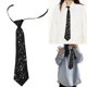 thumbnail image 2 of Pin Designs Necktie Knotfree Adjustable Tie for Women Girl School Uniform Fashion Formal Shirt Tie Harajuku Neckwear, 2 of 4