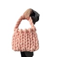 thumbnail image 2 of Bolso de lana islandesa tejido a mano, bolso de mensajero para llevar a mano hecho a mano para novia, 2 of 6