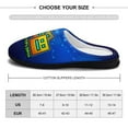thumbnail image 2 of Mens Cozy Slippers Geometry Dash Geometry Dash Warm Soft Plush Slipper Slip-on House Shoes for Home Indoor Outdoor, 2 of 7