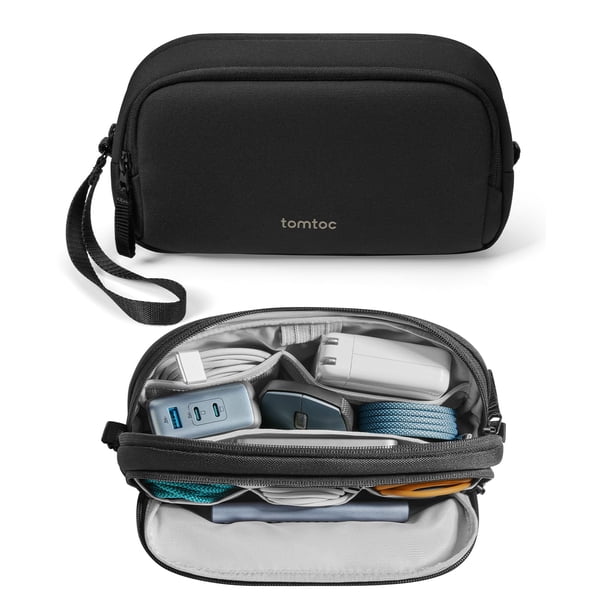 Estuche de viaje Tomtoc, organizador electrónico, resistente al agua