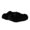 Black, variant on Womens Closed Heel Mule Slippers Plush Textured Upper Chunky Platform Outdoor Winter Shoes