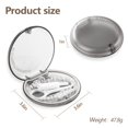thumbnail image 6 of Retainer Case, 2 Pack Orthodontic Mouth Guard Case with Magnetic Closure Hinged Lid, Portable Slim Night Guard Case, Easy to Clean Aligner Case for Girl, Boy, Women, Men, Teenage, Adult(2 Pack Grey), 6 of 6