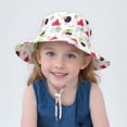 thumbnail image 2 of LRen Tea Party Hats for Girls Breathable Fisherman Sun Hat for Babies and Toddlers UPF 50+ Wide Brim Lightweight Outdoor Summer Beach Cap Red, 2 of 6
