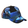 thumbnail image 3 of Daiia Blue Viper Snake Baseball Cap Men Women Classic Adjustable For Running Workout And Outdoor Activitie All Season Dad Hat Gift, 3 of 9
