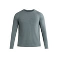 thumbnail image 5 of Athletic Works Men's and Big Men's Tri Blend Long Sleeve Pocket Tee, Sizes XS-5XL, 5 of 5