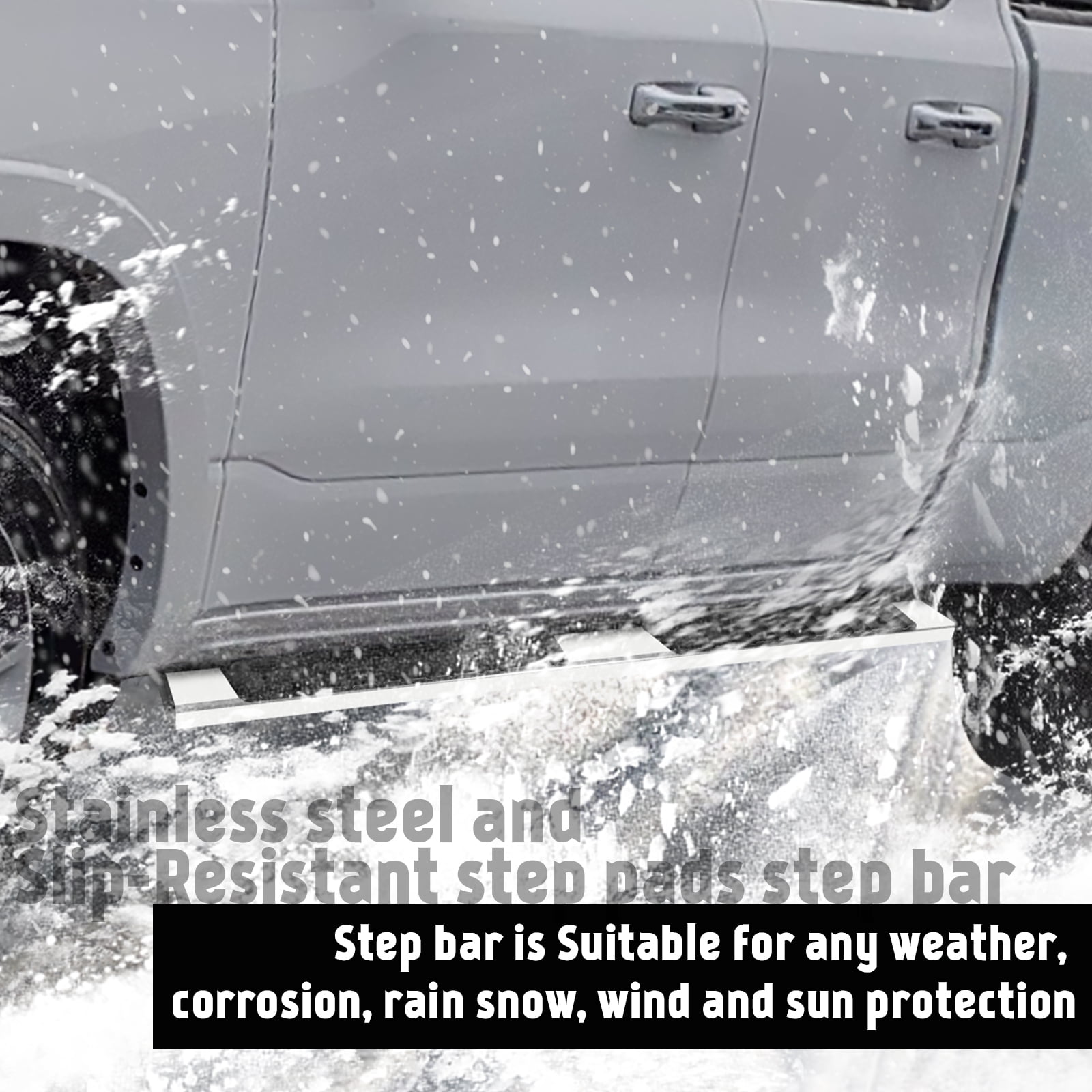 XTWEEX Running Boards Side Step Nerf Bar Fit 2019-2023 Dodge Ram 1500 New Body Style Quad/Extended Cab 6"