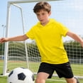 thumbnail image 5 of Boys Hooded T-shirt Short Sleeve Light Weight Pullover Shirt Solid Casual Athletic Tees for Kids Boys Size 5-15 Years, 5 of 6