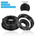 thumbnail image 4 of Uxcell 60mm Coarse Thread 3/4" Female Outlet IBC Tote Adapter Drain Tank Connector, 4 of 5