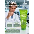 thumbnail image 3 of Gel de Aloe Vera MIRACLAIR 300 mL 100% puro para rostro y cuerpo, 3 of 8