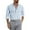 Sky Blue, variant on FBMDBB Mens Fashion Casual Striped Buckle Lapel Long Sleeve Shirt Top Men Bodysuit Heavy Cotton T Shirt