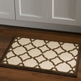 thumbnail image 3 of Linon Home Décor Elegance Area Rug Collection, Beige and Chocolate, 8' x 10', 3 of 4