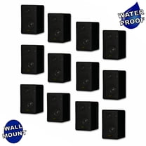 GOLDWOOD DPI-60B Indoor or Outdoor 3 Way Speakers Black 6 Pair Pack