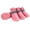 Pink, variant on GASTROPOD 4Pcs Dog Shoes Lightweight Breathable Dog Boots Non-Slip TPR Sole Outdoor Activities Dog Rain Boots 4.8x4.3cm,Brown