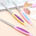 thumbnail image 7 of UDIYO Nail File Double Head Multifunctional 2 in 1 Stainless Steel Salon Buffer Dead Skin Push Polisher Manicure Tool, 7 of 7