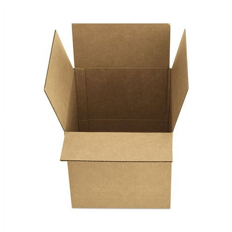 Fixed-Depth Brown Corrugated Shipping Boxes, Regular Slotted Container (RSC), Small, 6 Fixed-Depth Brown Corrugated Shipping Boxes, Regular Slotted Container (RSC), Small, 6