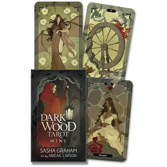 Dark Wood Tarot Dark Wood Tarot Mini Deck, (Hardcover)