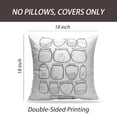 thumbnail image 2 of LALILO Throw Pillow Covers Cartoon Jam Apple Art Cartoon Cushion Cover 18" x 18", 3040 Pack, 2 of 6