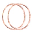 thumbnail image 1 of 2 Rollos de Alambre de Cobre Suave al 99%, 26 Gauge 16FT Alambre de Cobre Puro para DIY [0.4mm, 5M Cada Uno], 1 of 1