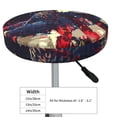 thumbnail image 4 of Hirioo Watercolor Bald Eagle for Round Bar Stool Seat Covers Washable Stool Cushion Slipcover Elastic Bar Chair Covers for 12-14 Inch Chair-13 inch, 4 of 7