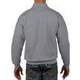 thumbnail image 2 of Gildan Men's and Big Men's 1/4 Zip Cotton Cadet Collar Sweatshirt, up to 2XL, 2 of 2