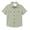 0-Light Green1303, variant on Lullu Boys Cotton Linen Short Sleeve Shirt Solid Button-Down Pocket Shirt Top, Sizes 5-14