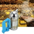 thumbnail image 2 of Fumoir de Ruche en Acier Inoxydable avec Panneau de Protection contre la Chaleur Équipement d'Apiculture, 2 of 12