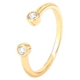 thumbnail image 6 of JS Jessica Simpson Women's CZ Ring Set, Gold Plated Sterling Silver, 2pcs, 6 of 6