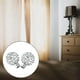 thumbnail image 5 of 2x ventana cortina barra de acabados decoraciones decorativas de para sala de decoración de (apto para diámetro de 19,3mm Rod), 5 of 9