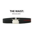 thumbnail image 3 of Elastic Waist Belt Fashionable Metal Buckle Decoration Sash Adjustable Stretchy Belt for Women Dresses Jeans Trousers, 3 of 8