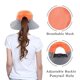 thumbnail image 4 of Sombrero de malla de verano para mujer con ala ancha y protección UV para el sol con agujero para cola de caballo Xemadio LRWJ323-1, 4 of 7