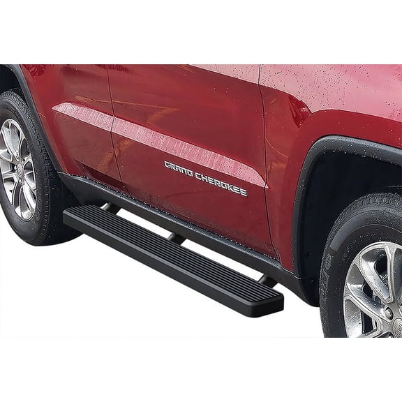 2011-2019 Jeep Grand Cherokee (Excl. SRT and Trail Hawk models) Black Finish 5 Inch Door-Door Side Bar Side Step Running Board