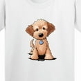 thumbnail image 4 of Inktastic Kiniart Mini Goldendoodle Youth T-Shirt, 4 of 5