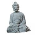 thumbnail image 1 of Estatua De Buda De Resina De Piedra Arenisca, Escultura De Budismo En Miniatura Para Escritorio, 4xSandstone, 1 of 8