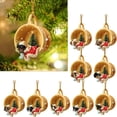 thumbnail image 2 of Christmas Dog Sleeping In The Nest Ornaments For Christmas Tree Decor Gifts, 2 of 4