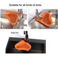 thumbnail image 2 of Drain Basket for Kitchen Sink, Triangle Sink Drain Rack Corner Kitchen Sink Strainer Basket, Multifunctional Kitchen Triangle Sink Filter, 2 of 7