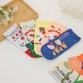 thumbnail image 4 of WANNGWEE 5 Pairs Hello Kitty Kids Athletic Crew Socks - Soft, Warm & Comfortable Cartoon Socks for Boys & Girls - Non-Slip Everyday Socks for School, Sports & Play WW728#1337, 4 of 5