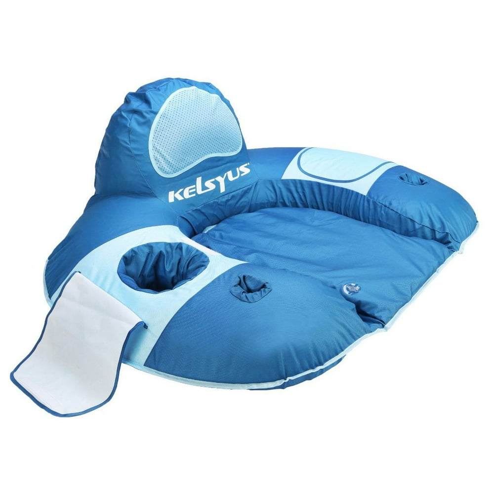 SwimWays River Rider Lounger Swimming Pool Floating Chair Holds up to 250 Lbs - Walmart.com 