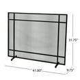 thumbnail image 3 of Markus Modern Single Panel Iron Firescreen, 3 of 7