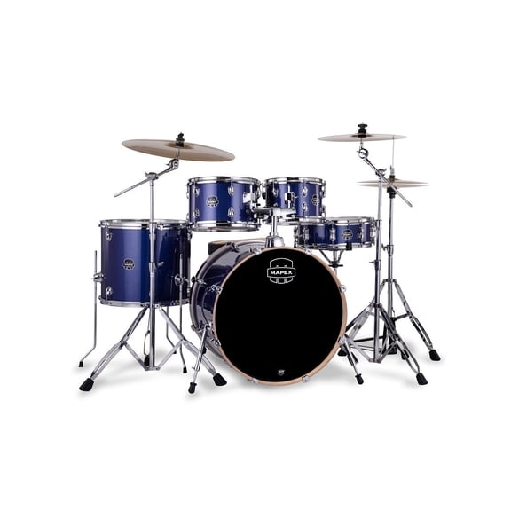 Mapex VE5045FTC Venus Fusion Shell Pack, 20" Bass Drum, Blue Sky Sparkle