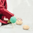 thumbnail image 4 of DEEPCRAFF 32Pcs Natural Wood Egg Maracas For Kids In Khaki Color For Music Class, 4 of 6