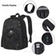 thumbnail image 3 of Disketp Ornate Dark Skull Book Mochila Estampada de Gran Capacidad con Lonchera y Estuche, Set de 3 Piezas para Estudiantes, 3 of 7