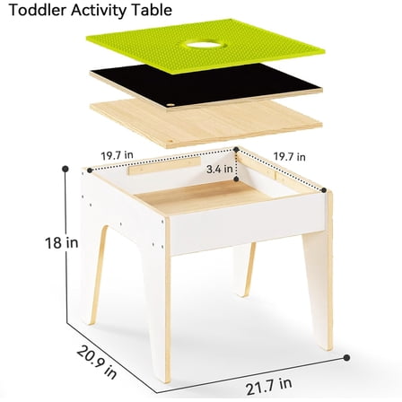 4 in 1 Kids Construction Play Table