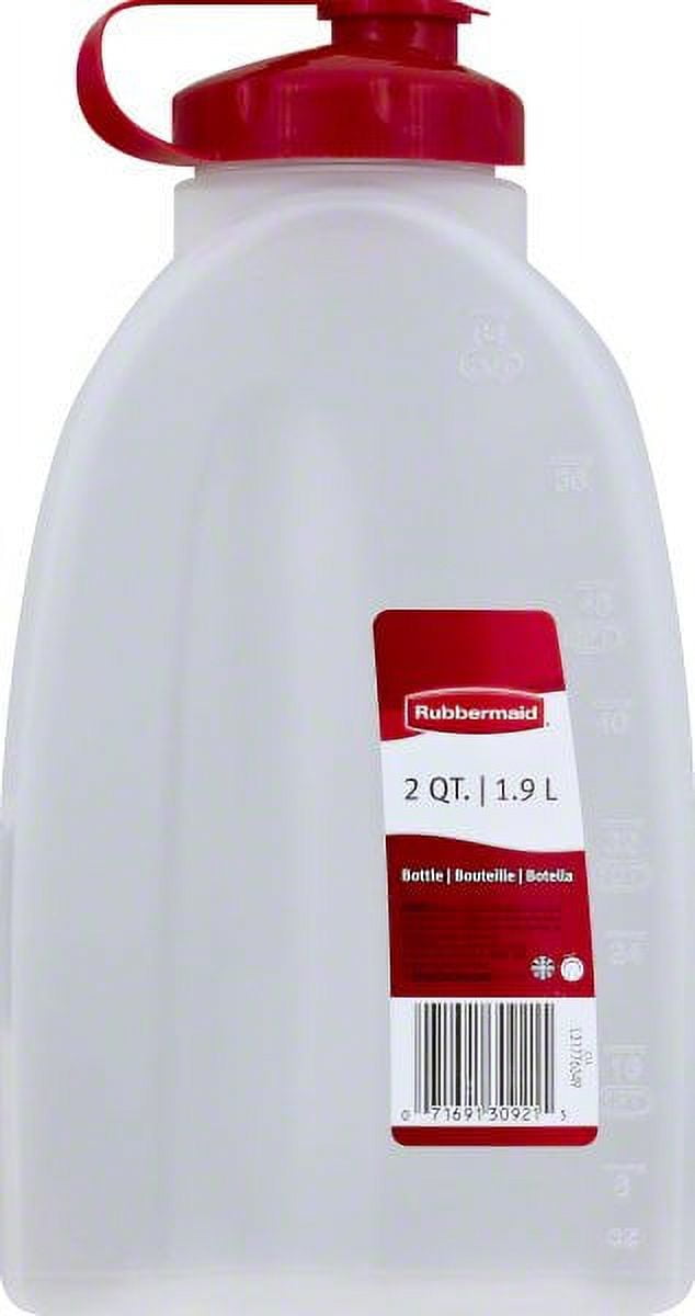 Rubbermaid MixerMate Bottle, 1 Quart, Chili Red 32 Oz
